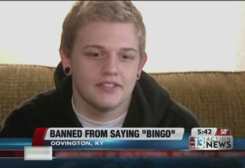 Kentucky Teen Austin Whaley Banned From Saying Bingo Kentucky Teen Austin Whaley Banned From Saying Bingo